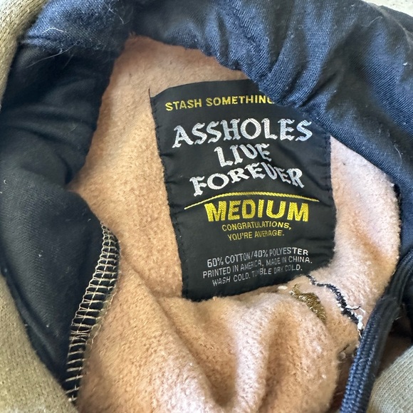 assholes live forever hoodies - Picture 3 of 6